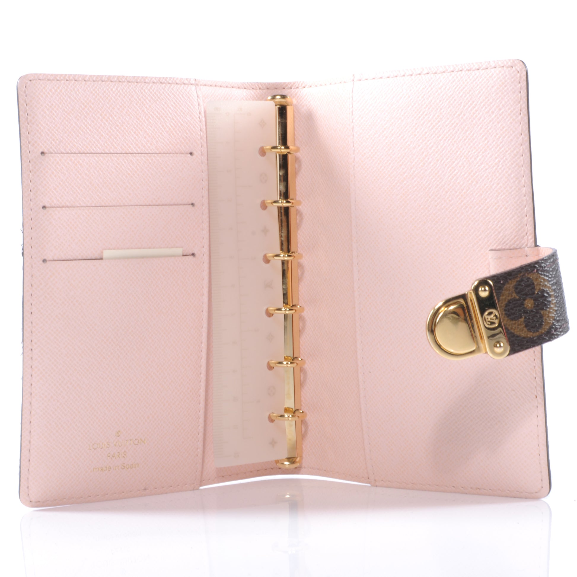 Louis Vuitton Monogram Koala Small Ring Agenda Pink 4 of 6