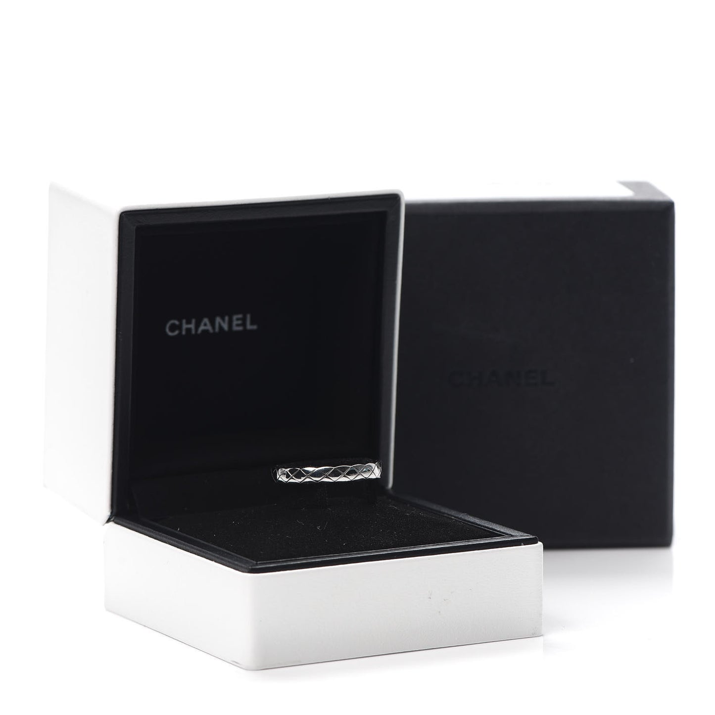 18K White Gold Mini Coco Crush Ring 58 8.25