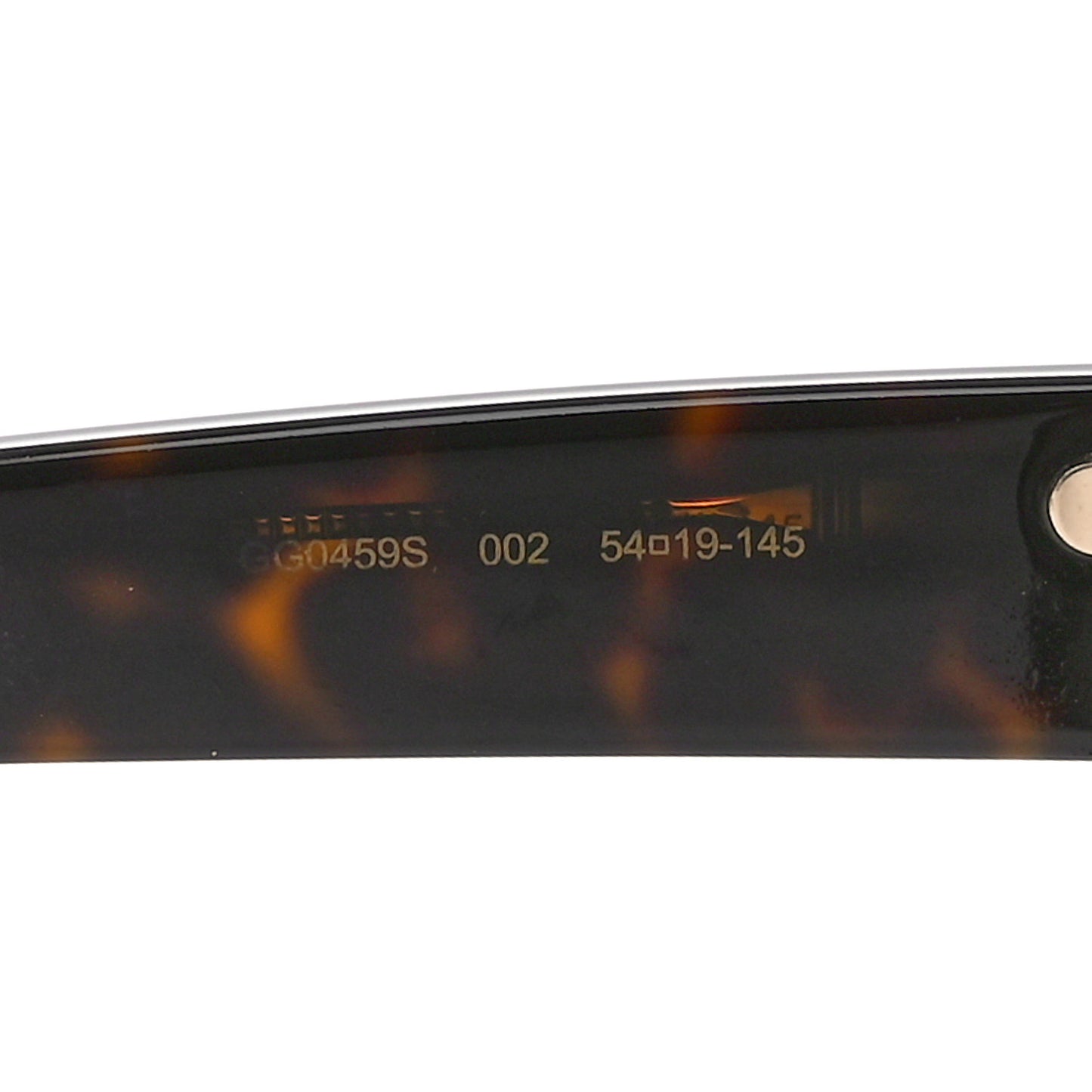 Acetate Square Frame Sunglasses GG0459S Tortoise