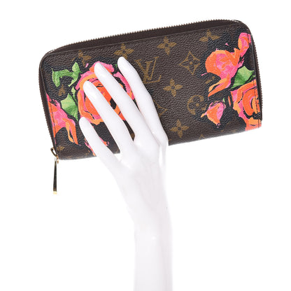Louis Vuitton Monogram Roses Zippy Wallet 2 of 11