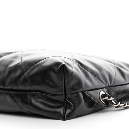 Chanel Shiny Calfskin Quilted Chanel 22 Backpack Black 10 of 10