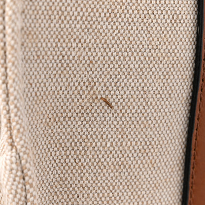 Chloe Canvas Diaper Bag Beige 14 of 16
