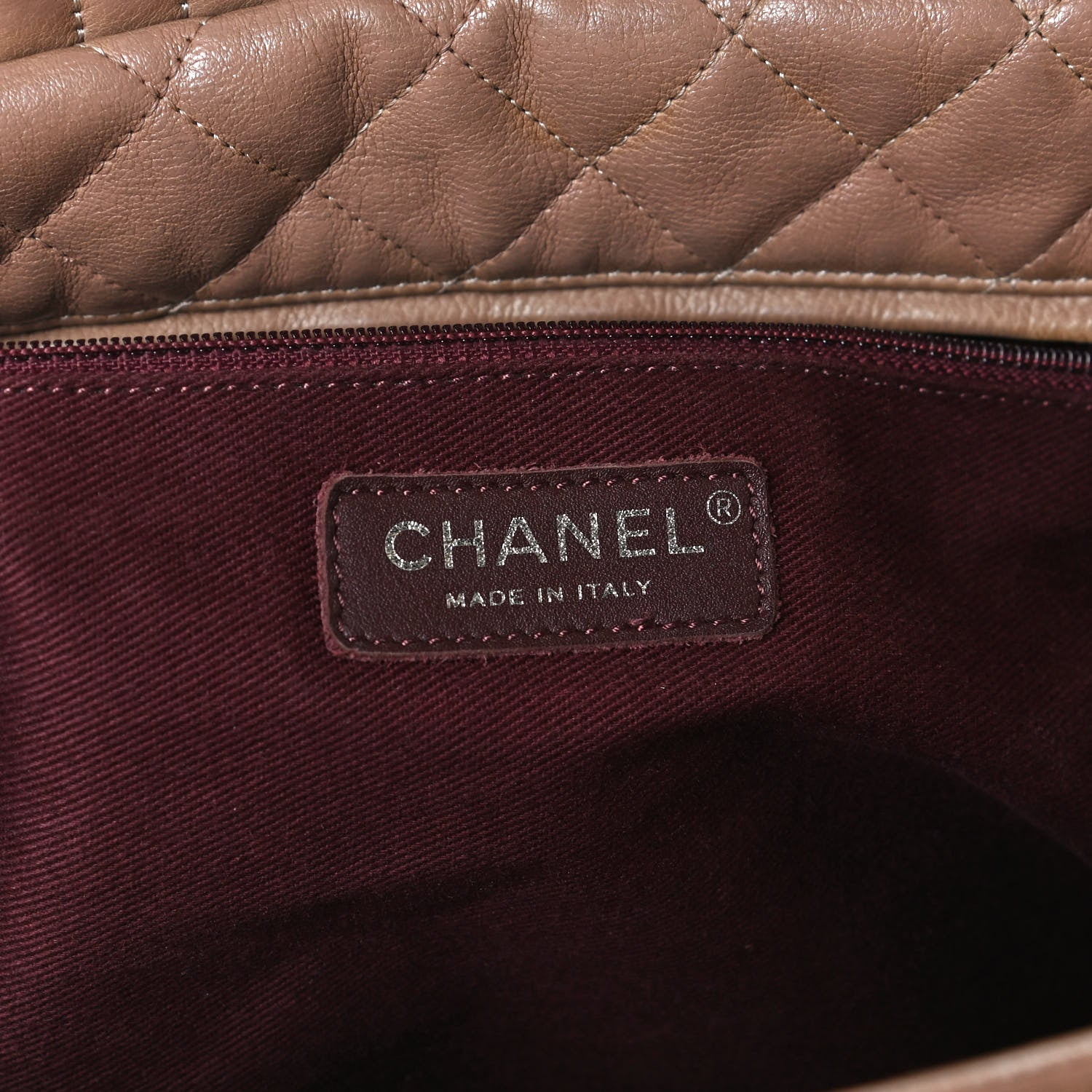 Chanel Calfskin Quilted Istanbul Shoulder Bag Beige 6 of 10