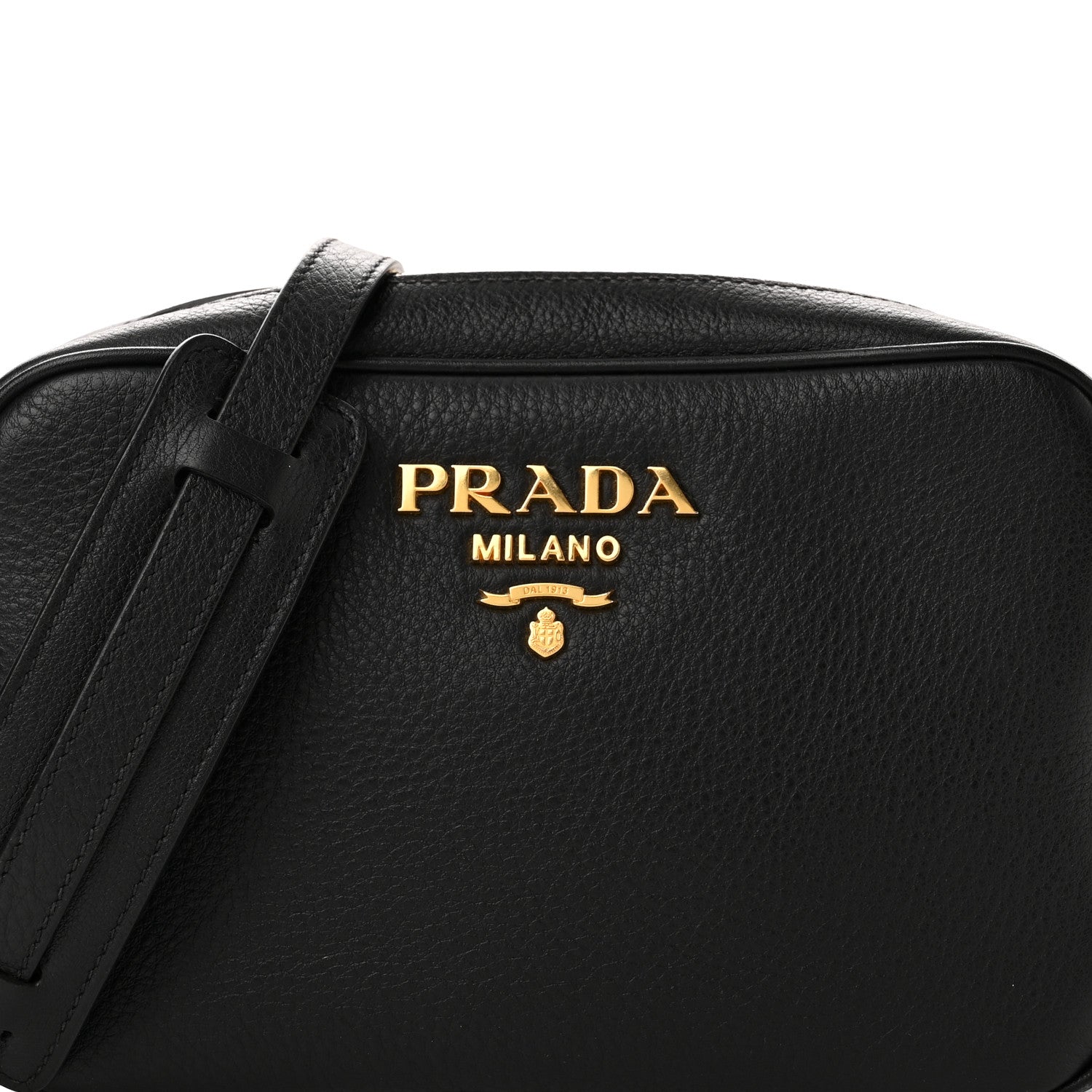 Prada Vitello Phenix Camera Bag Black 7 of 10