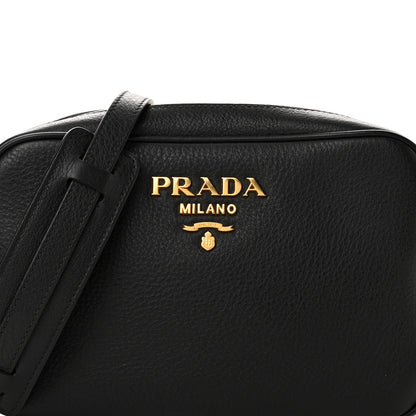 Prada Vitello Phenix Camera Bag Black 7 of 10
