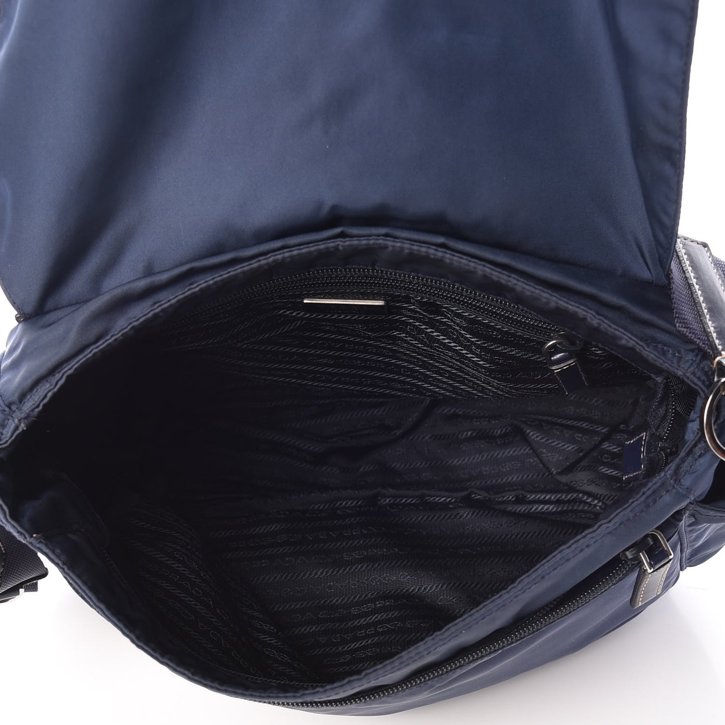 Tessuto Nylon Vela Messenger Bag Baltico