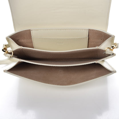 Chloe Calfskin Drew Bijou Clutch Natural White 5 of 9