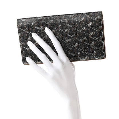 Goyard Goyardine Long Bi-Fold Wallet Black Gold 2 of 10
