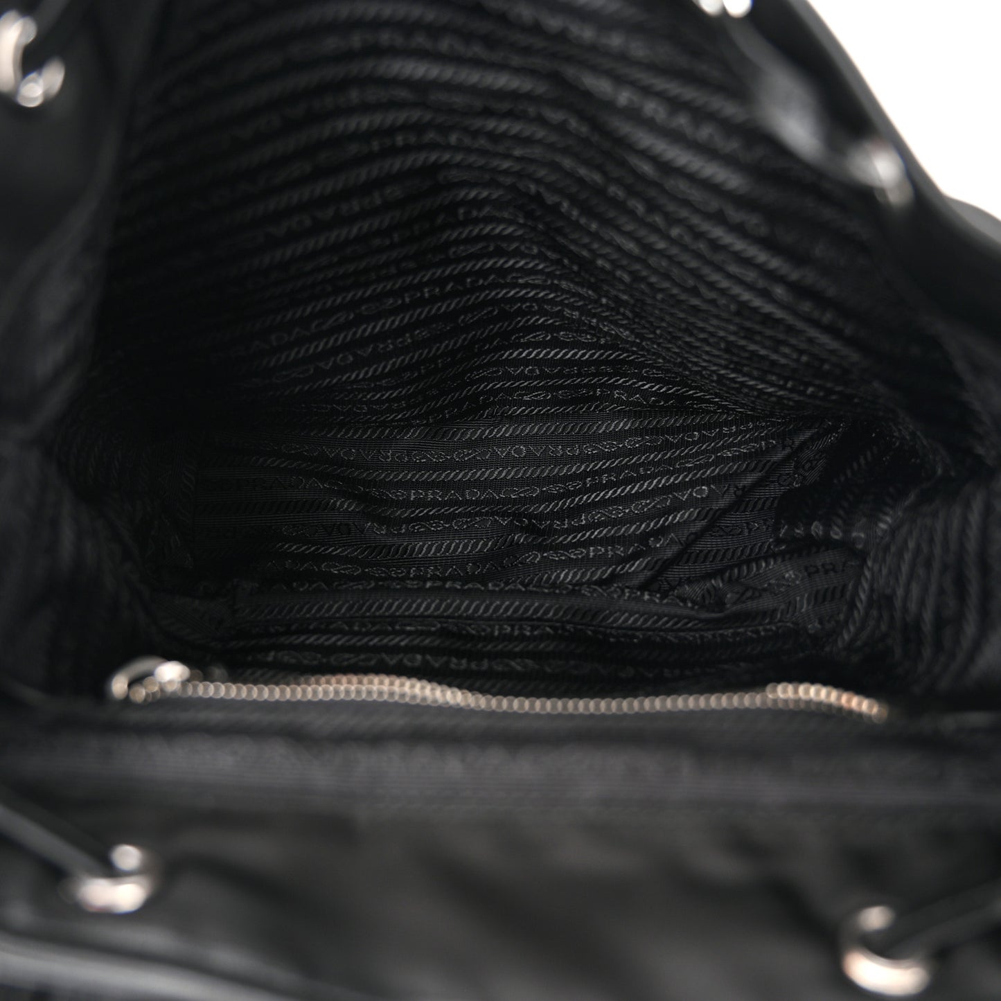 Tessuto Nylon Vitello Backpack Black