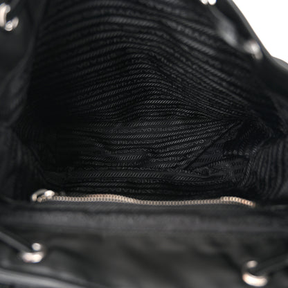 Prada Tessuto Nylon Vitello Backpack Black 5 of 11