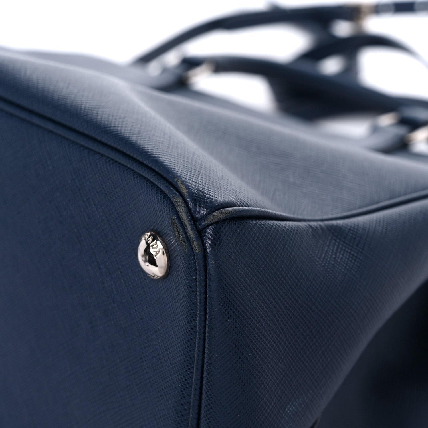 Prada Saffiano Medium Galleria Double Zip Tote Baltico 9 of 14