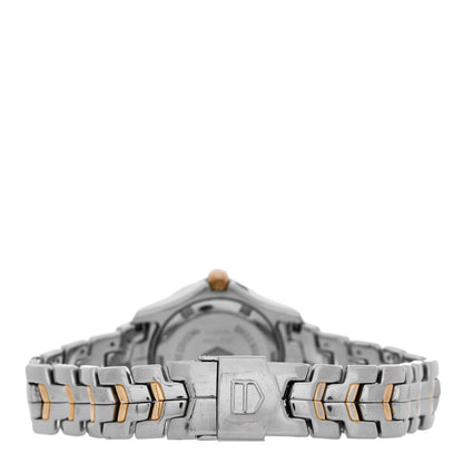 Tag Heuer Stainless Steel 18K Yellow Gold Diamond Mother of Pearl 27mm Link Quartz Watch WJF1354 3 of 5