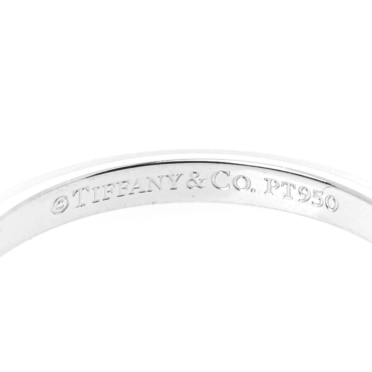 Platinum 2mm Knife Edge Milgrain Wedding Band Ring 48 4.5