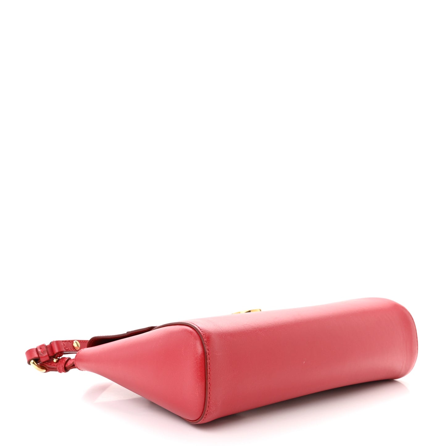 Calfskin Abbey Crossbody Shoulder Bag Red