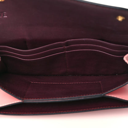 Loewe Smooth Calfskin Gate Continental Wallet Pastel Pink Tan 5 of 6