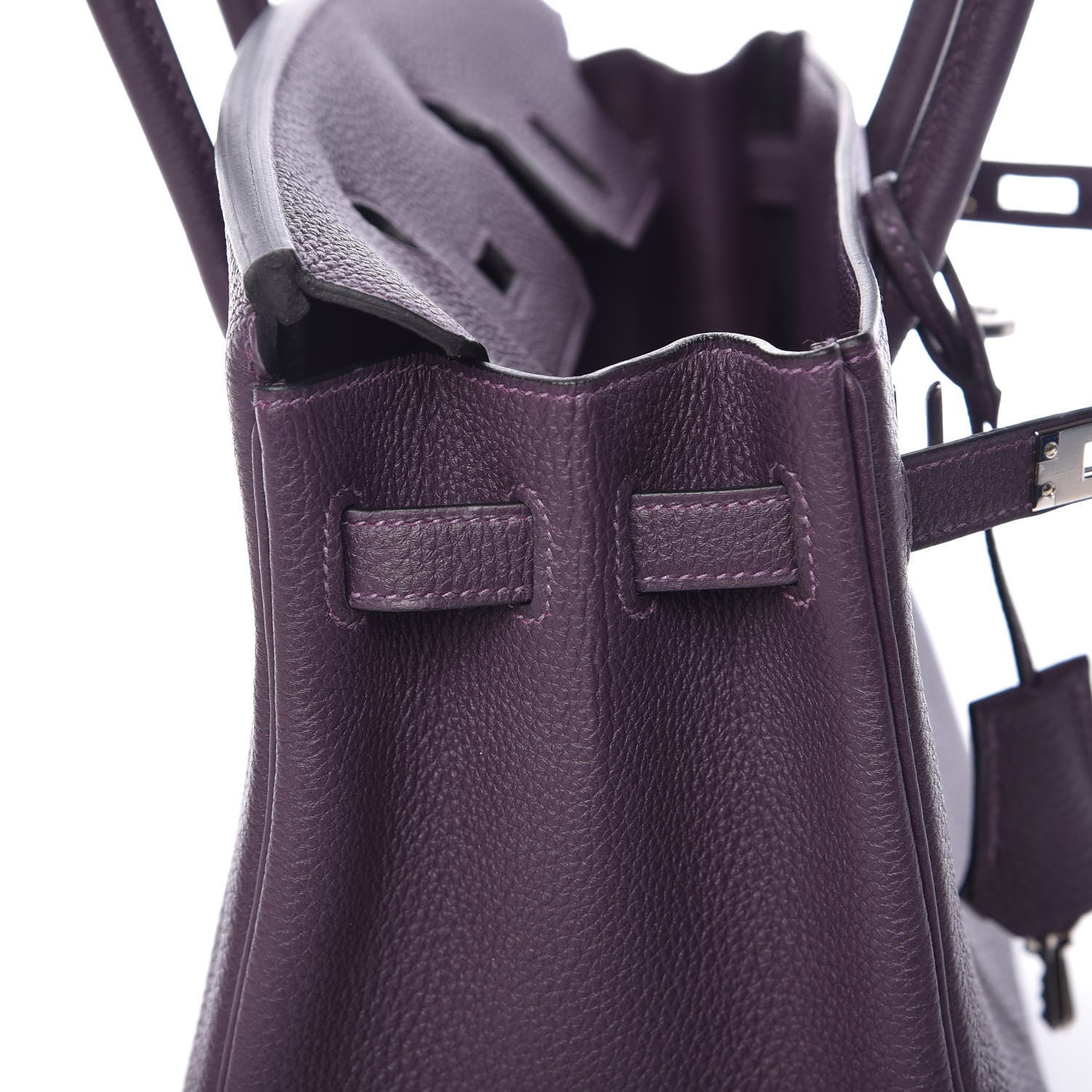 Hermes Togo Birkin 25 Raisin 11 of 34