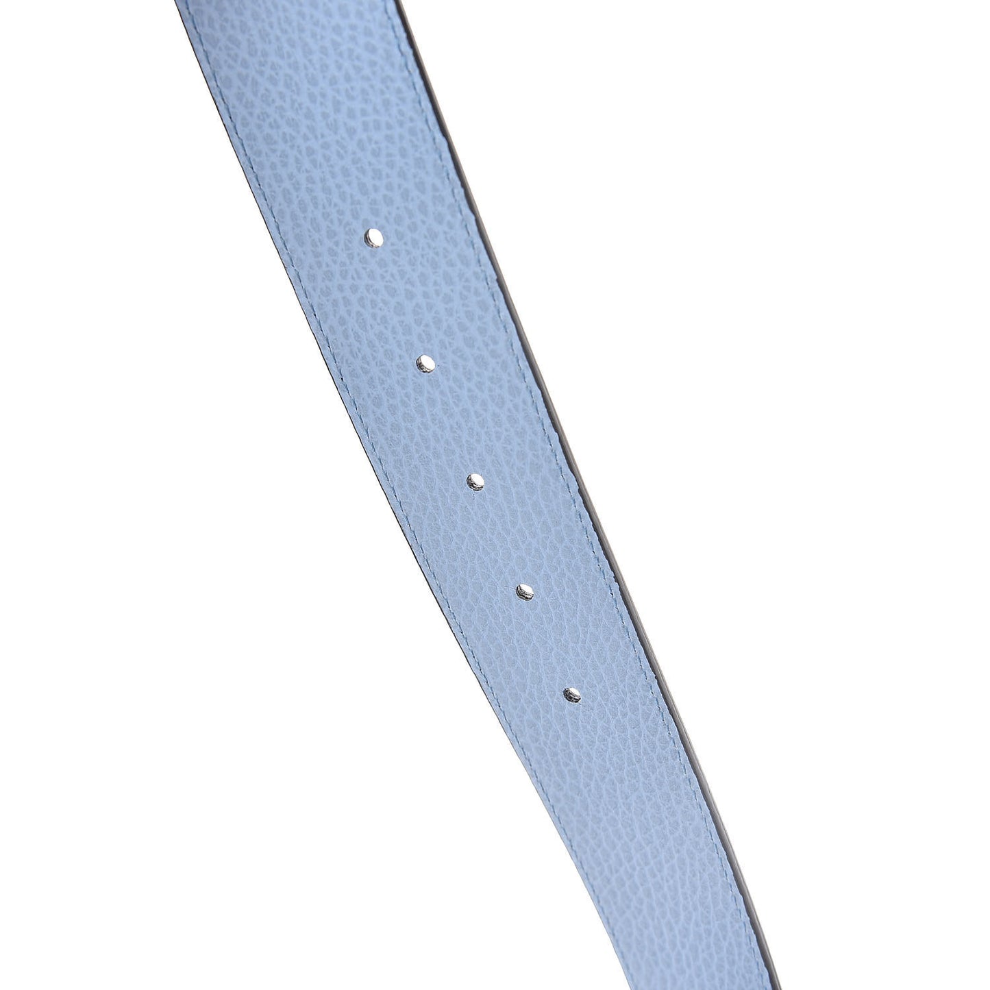 Dollar Calfskin 1973 Reversible Belt 80 32 Black Mineral Blue