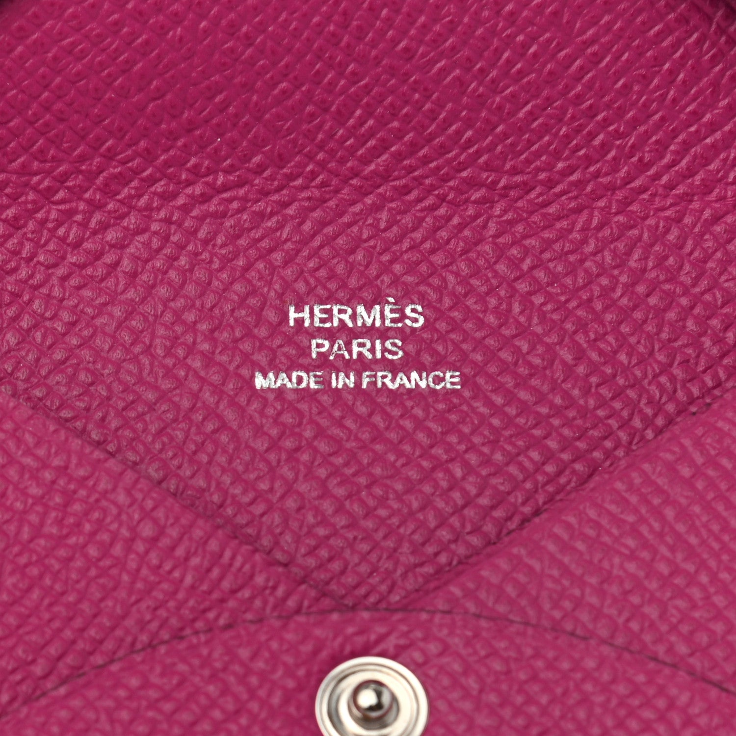 Hermes Epsom Calvi Card Case Rose Pourpre 6 of 6