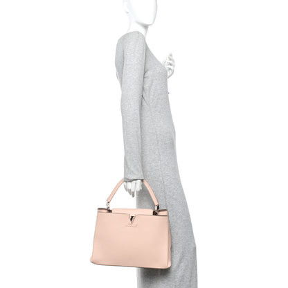 Louis Vuitton Taurillon Capucines MM Petale 2 of 9