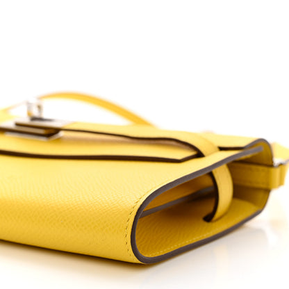 Hermes Epsom Kelly Wallet To Go Jaune De Naples 10 of 14