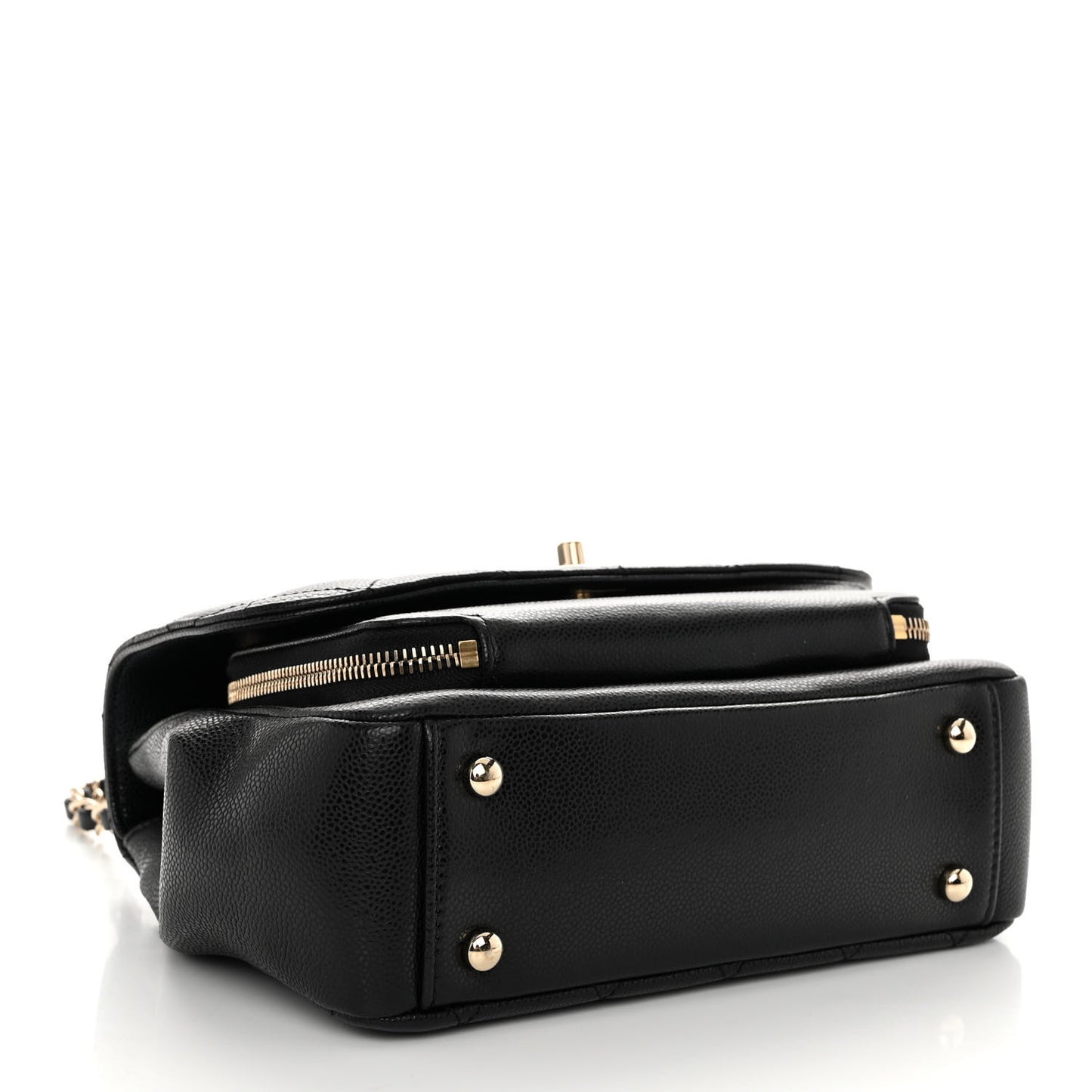 Caviar Quilted Medium Business Affinity Flap Black