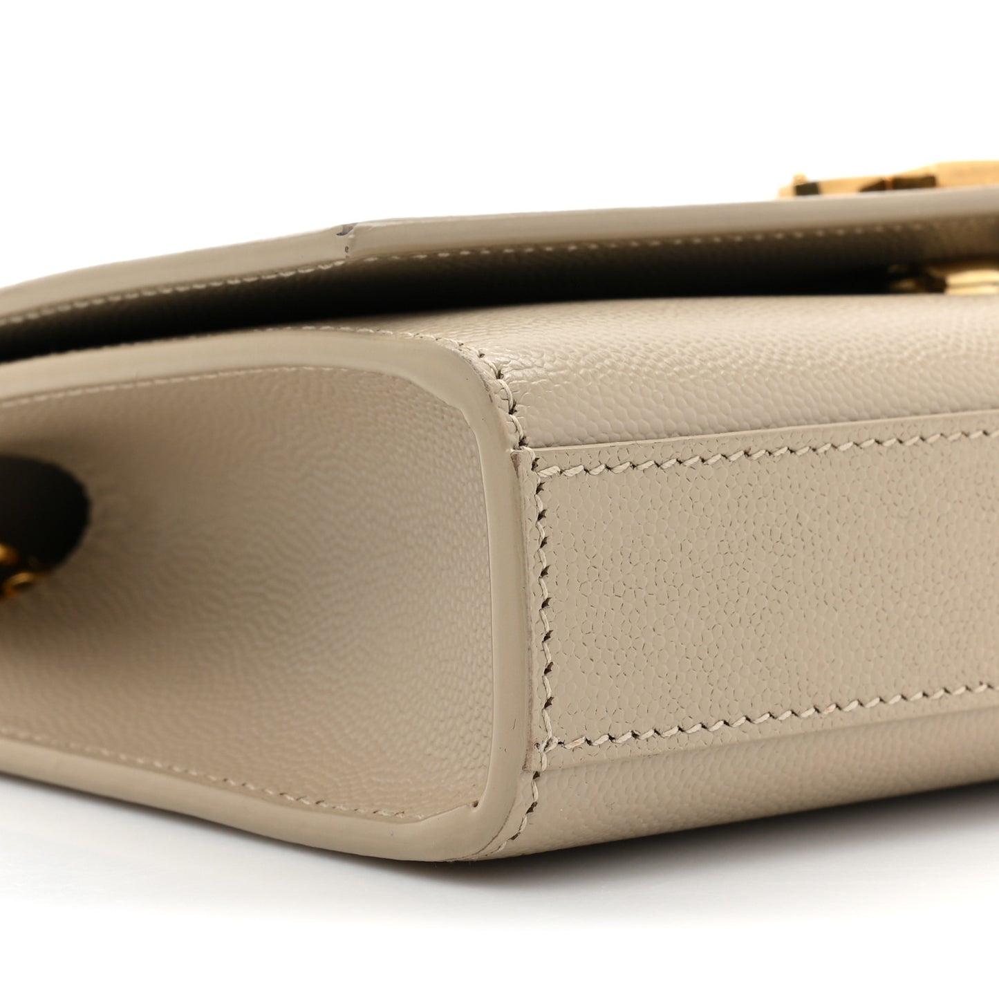 Grain De Poudre Small Monogram Kate Satchel Dark Beige