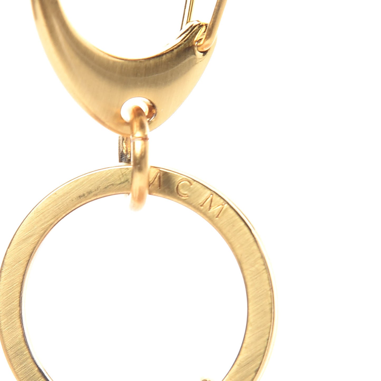 Visetos Bear Key Ring Bag Charm Cognac