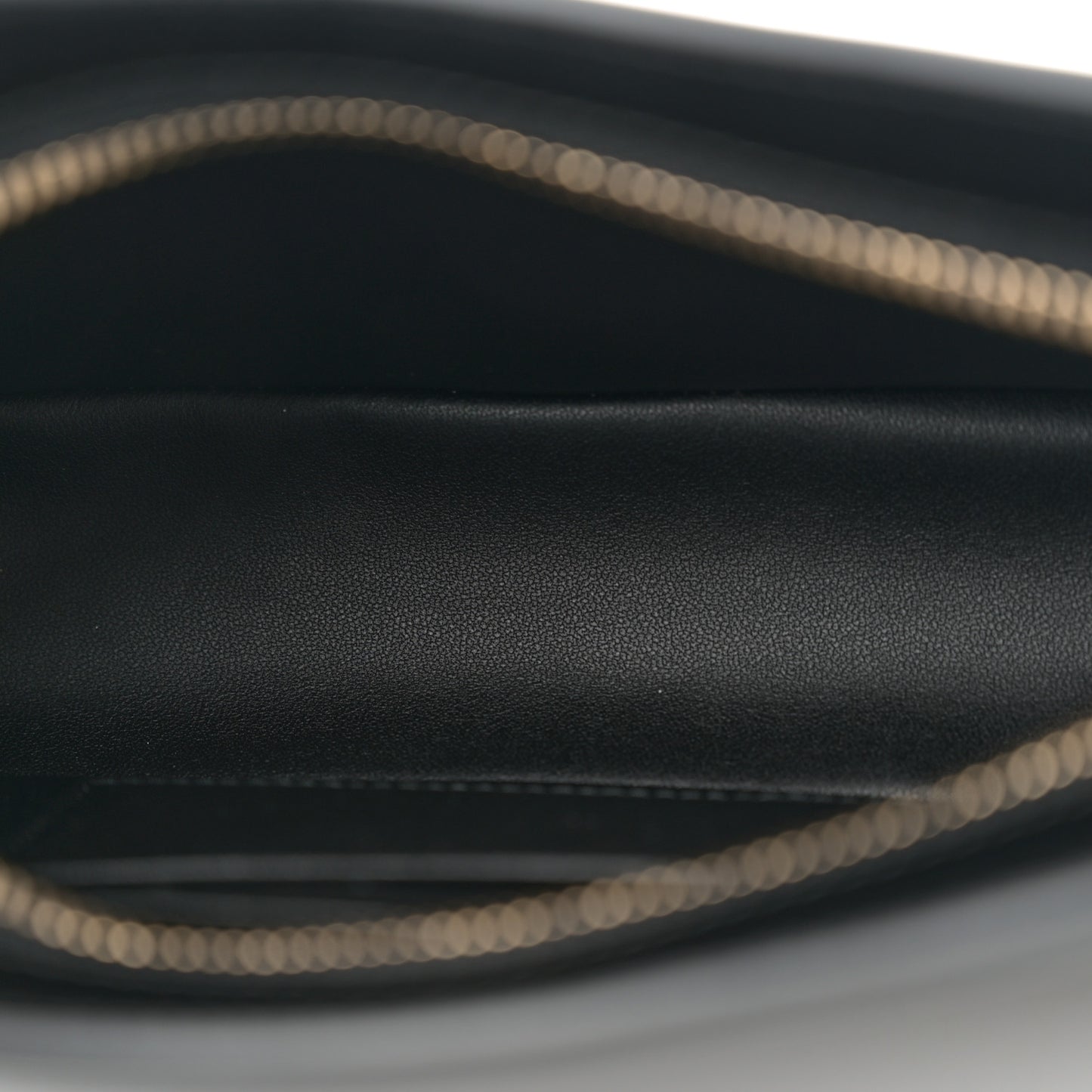 Calfskin CD Signature Mini Hobo Bag Black