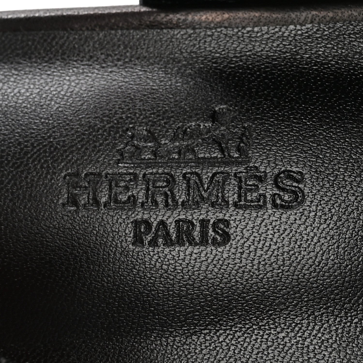 Hermes Nappa Lovely Slingback Flats 37.5 Black 8 of 10