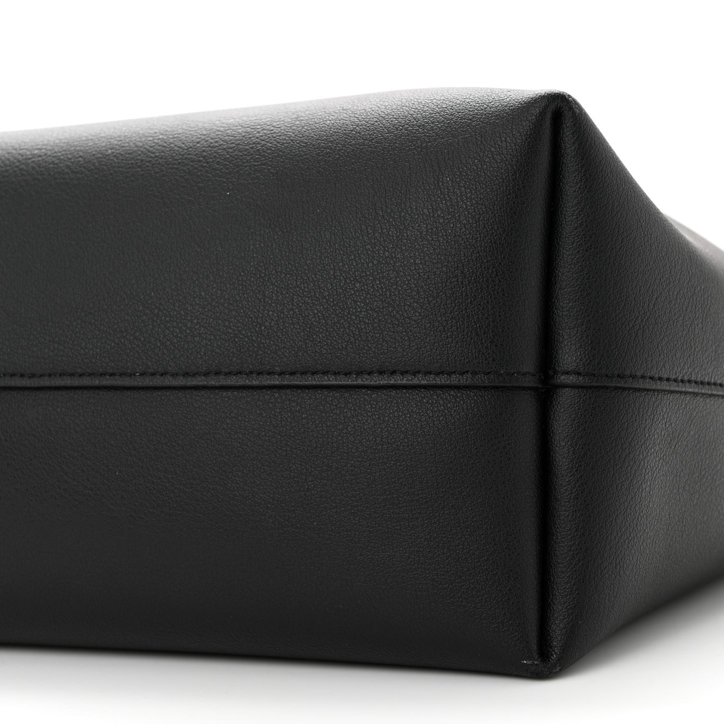Calfskin Large Shopping Tote Black