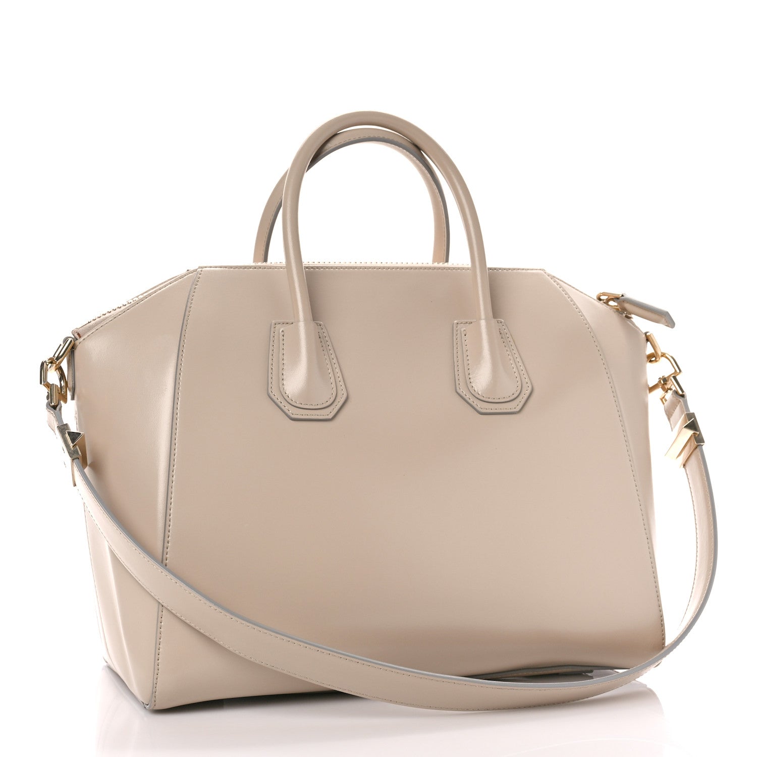 Givenchy Shiny Lord Calfskin Medium Antigona Sand 3 of 13