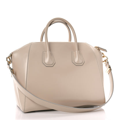 Givenchy Shiny Lord Calfskin Medium Antigona Sand 3 of 13
