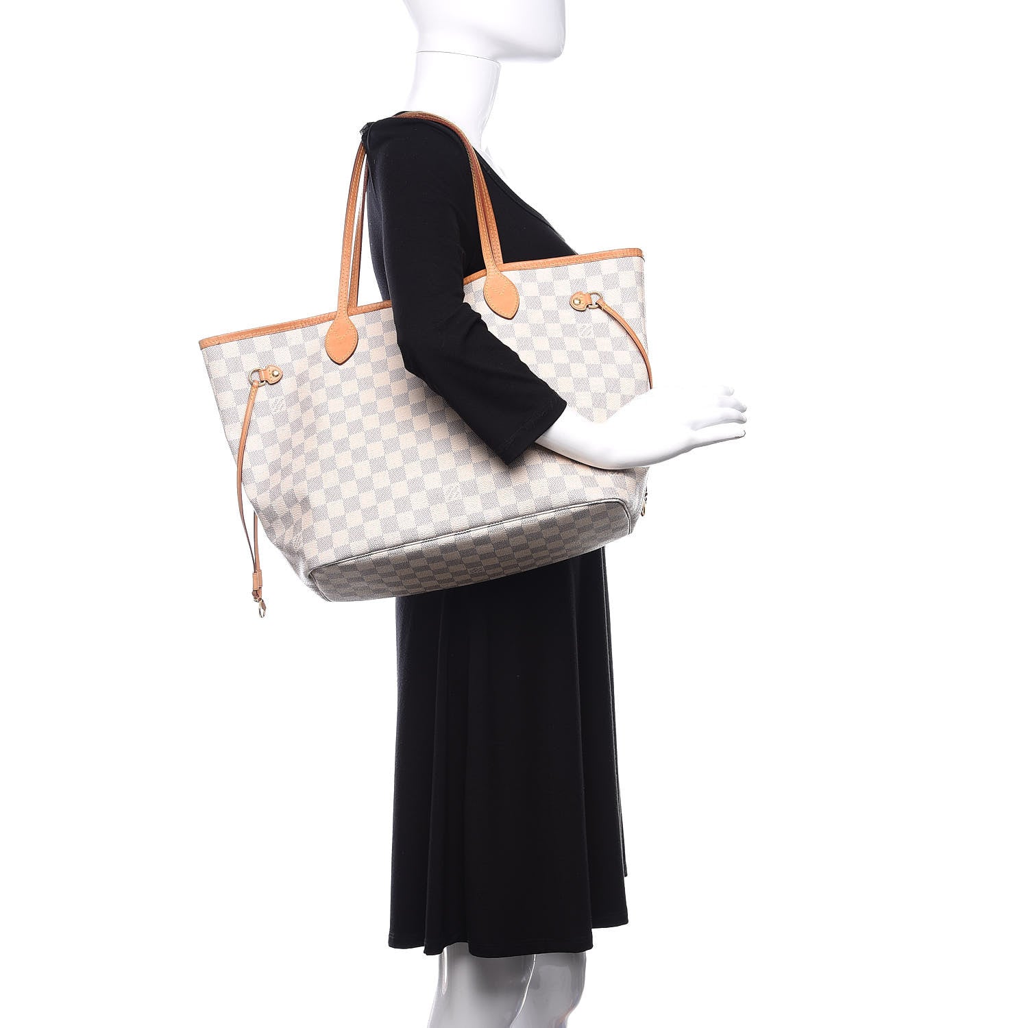 Louis Vuitton Damier Azur Neo Neverfull MM 2 of 10