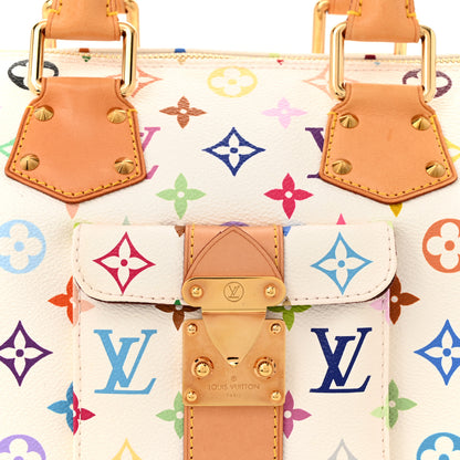 Louis Vuitton Monogram Multicolor Speedy 30 White 7 of 12