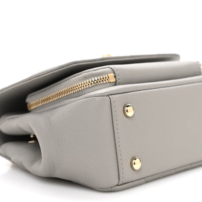 Chanel Caviar Quilted Small Business Affinity Flap Grey 9 of 11