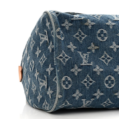 Louis Vuitton Monogram Denim Neo Speedy Blue 9 of 11