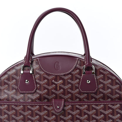 Goyard Goyardine Saint Jeanne MM Bowler Burgundy 8 of 8