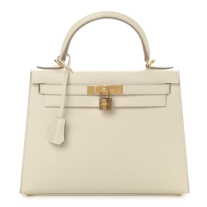 Hermes Epsom Kelly Sellier 28 Craie 1 of 10