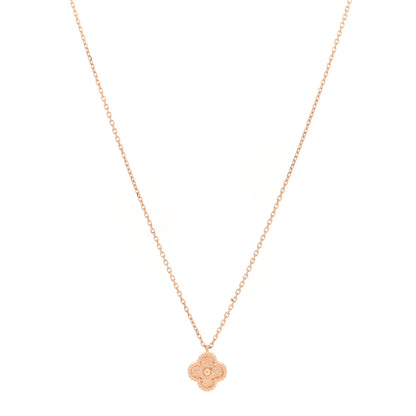 Van Cleef & Arpels 18K Rose Gold Sweet Alhambra Pendant Necklace 1 of 5