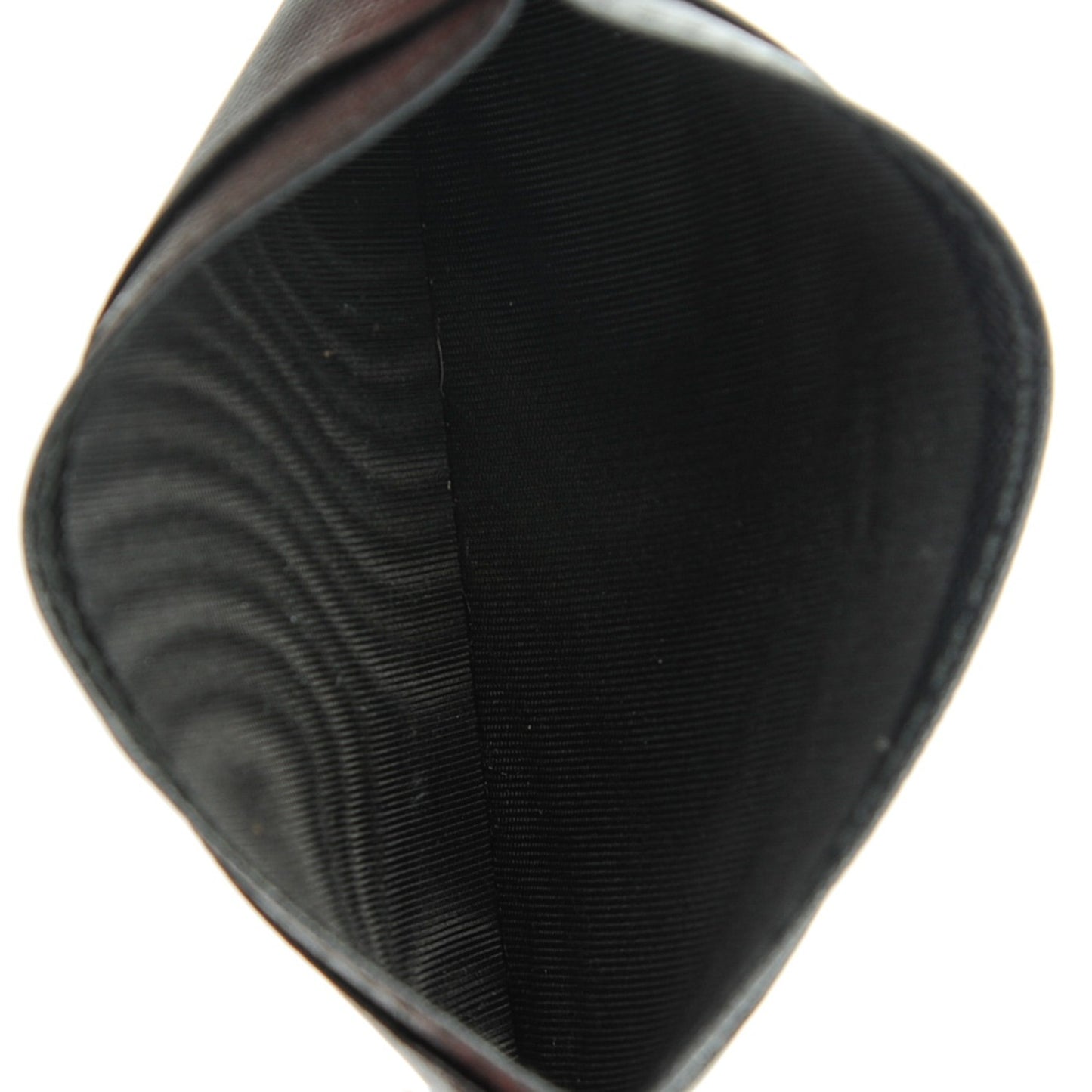 Saffiano Metal Card Case Black