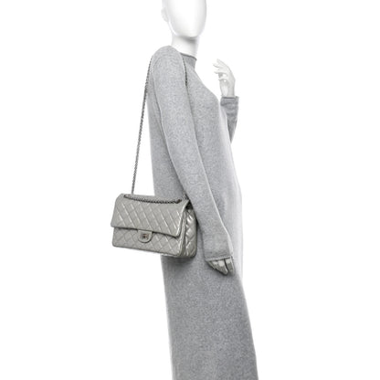 Chanel Metallic Lambskin Quilted 2.55 Reissue 226 Flap Silver 2 of 14