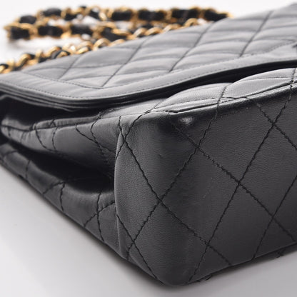 Chanel Lambskin Medium Double Flap Black 9 of 12