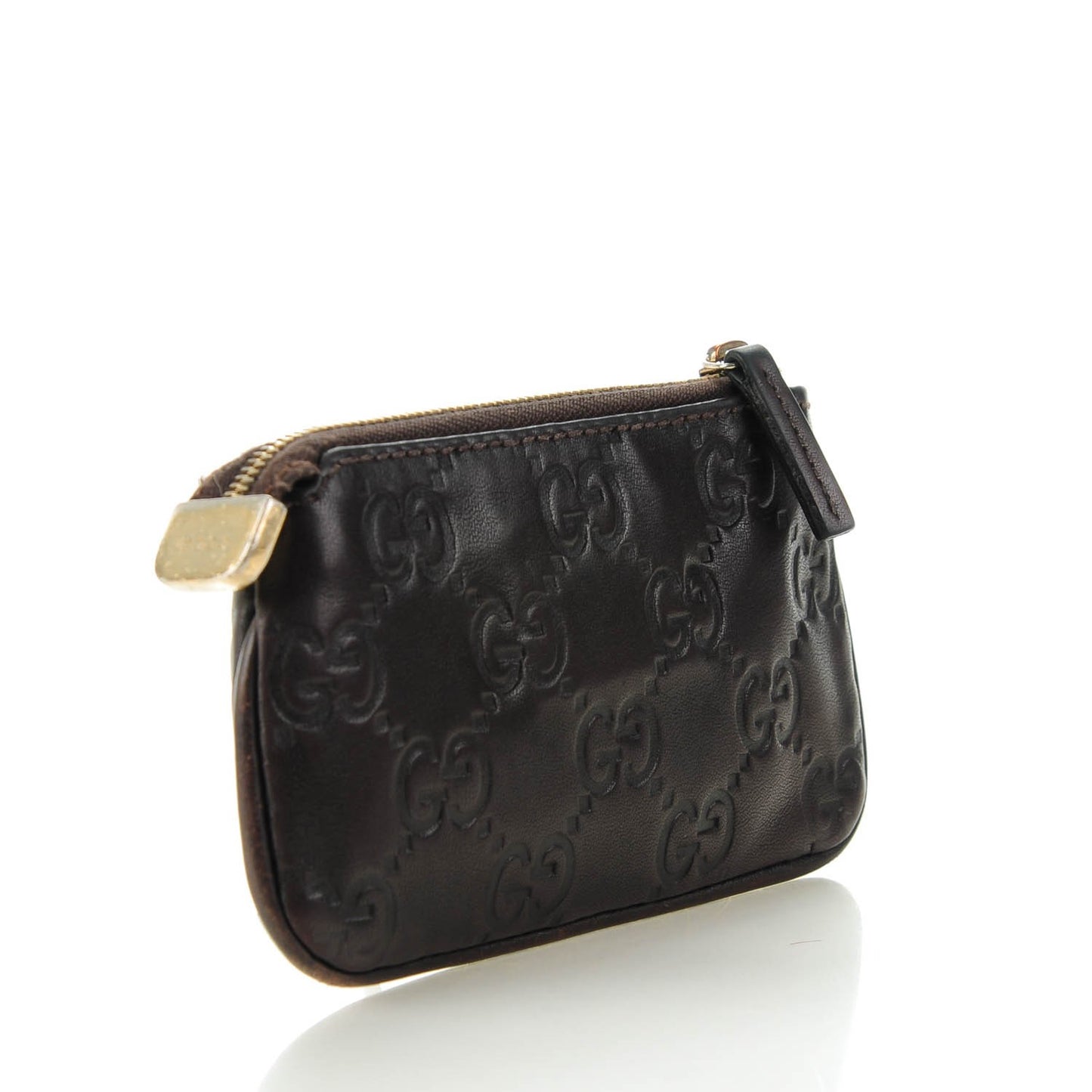 Guccissima Key Case Chocolate