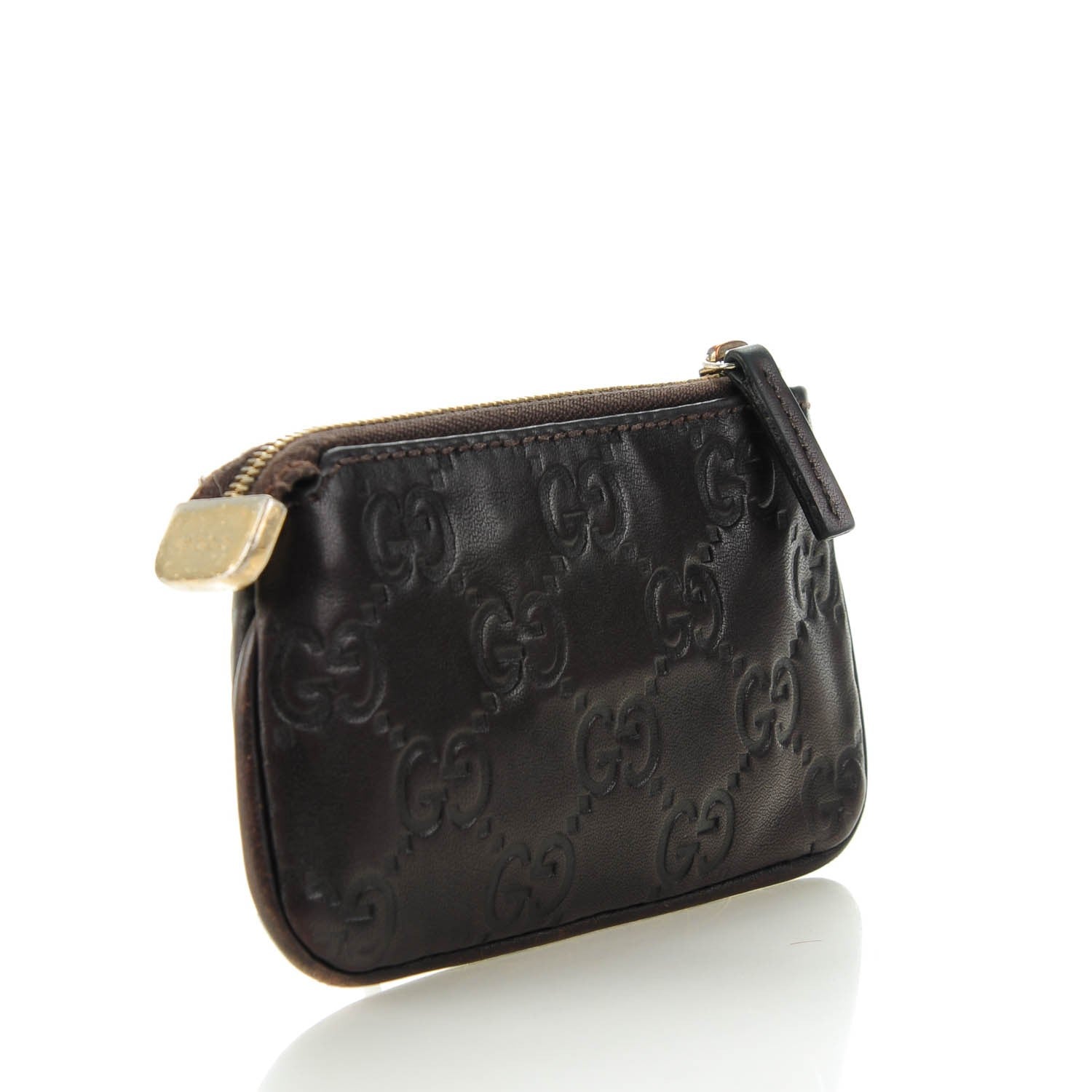 Gucci Guccissima Key Case Chocolate 3 of 7