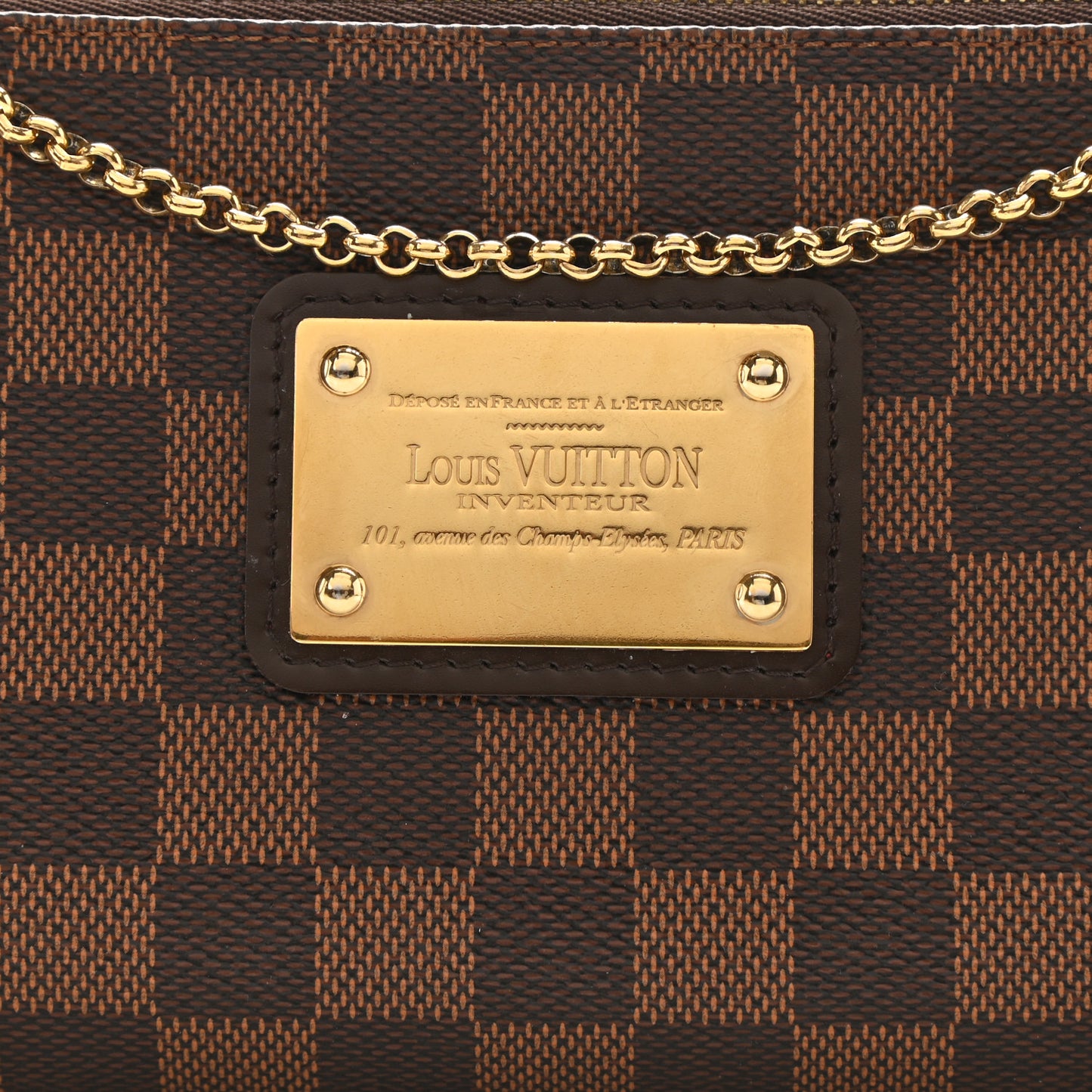 Damier Ebene Eva Clutch