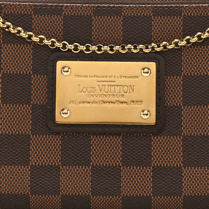 Louis Vuitton Damier Ebene Eva Clutch 9 of 10