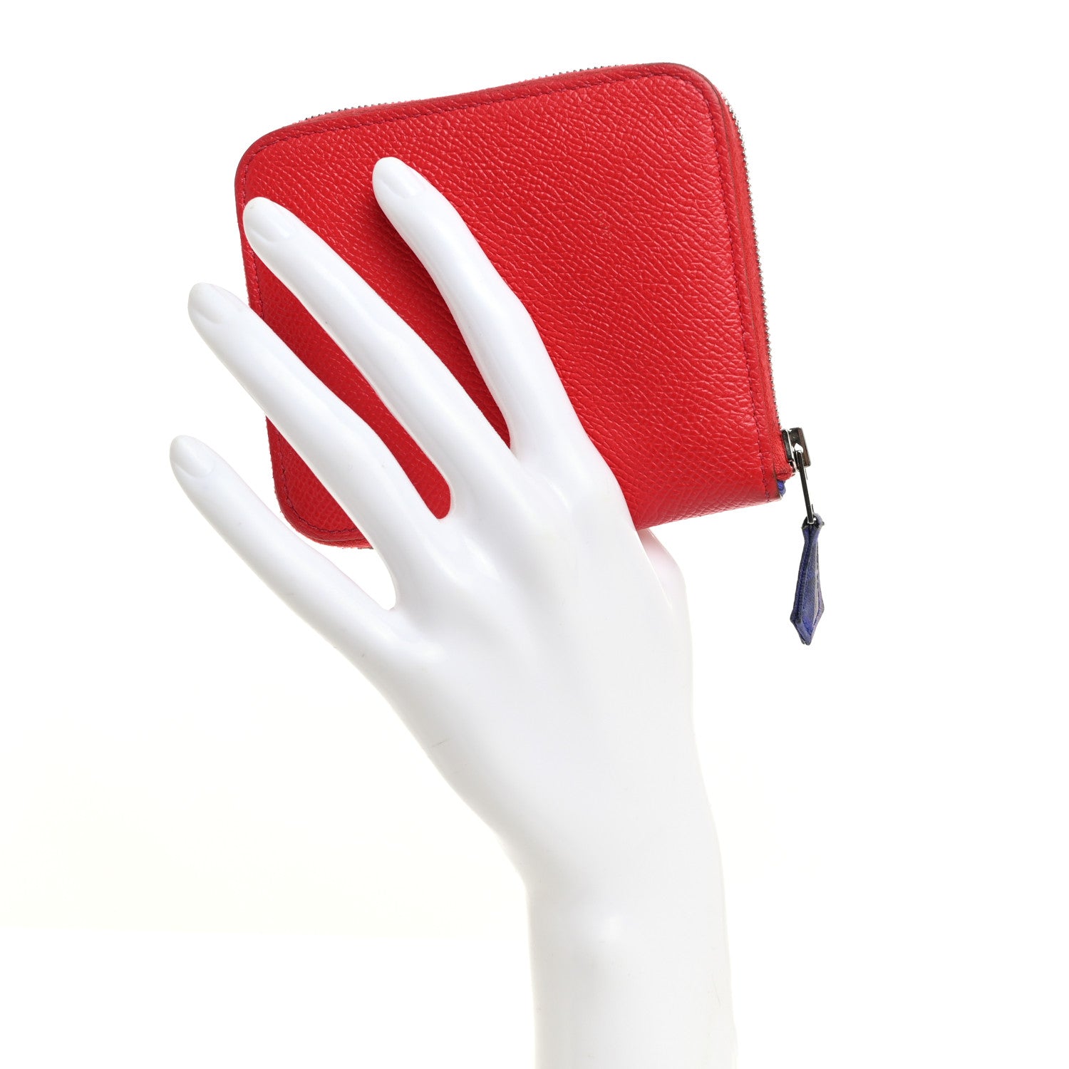 Hermes Epsom Silk'in Compact Wallet Bougainvillea 2 of 7