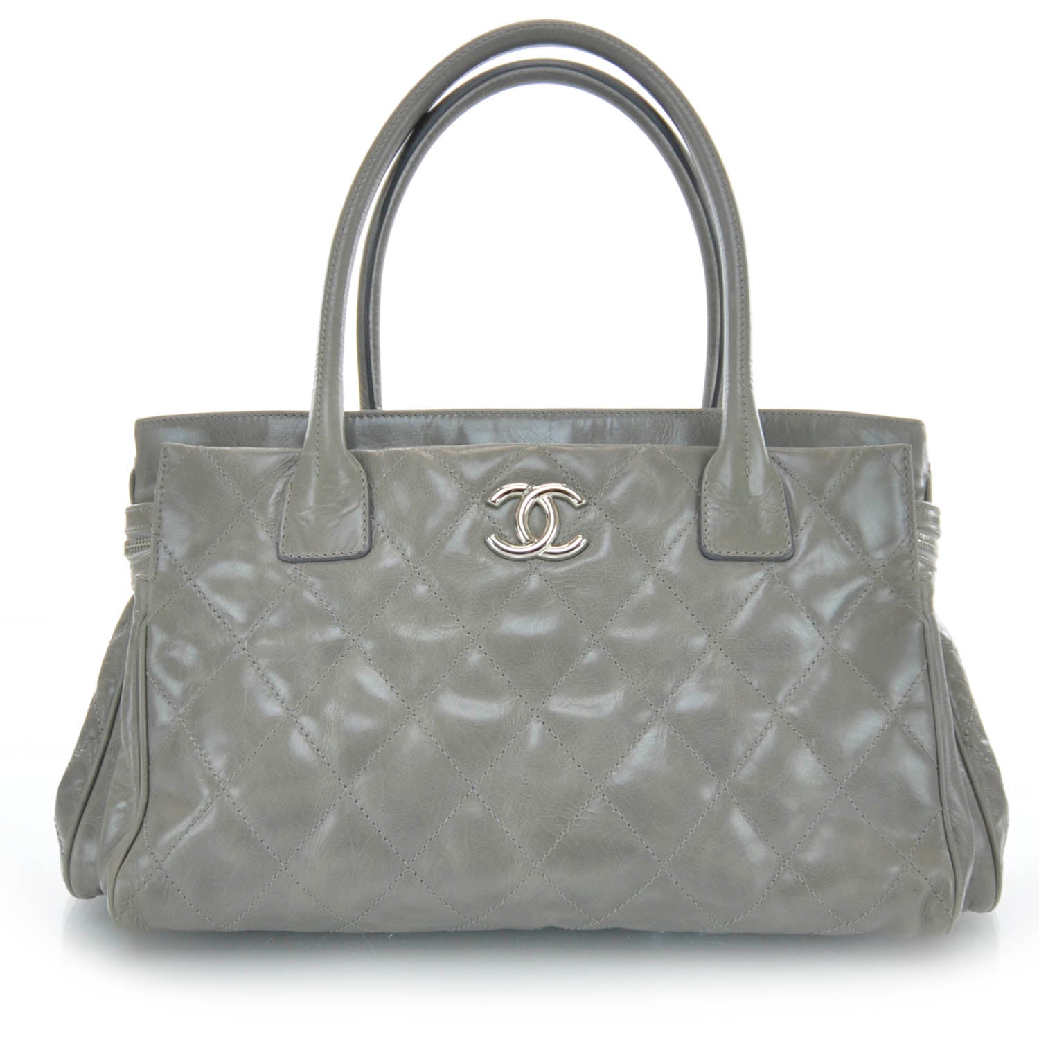Chanel Glazed Calfskin New Portobello Grey 1 of 9