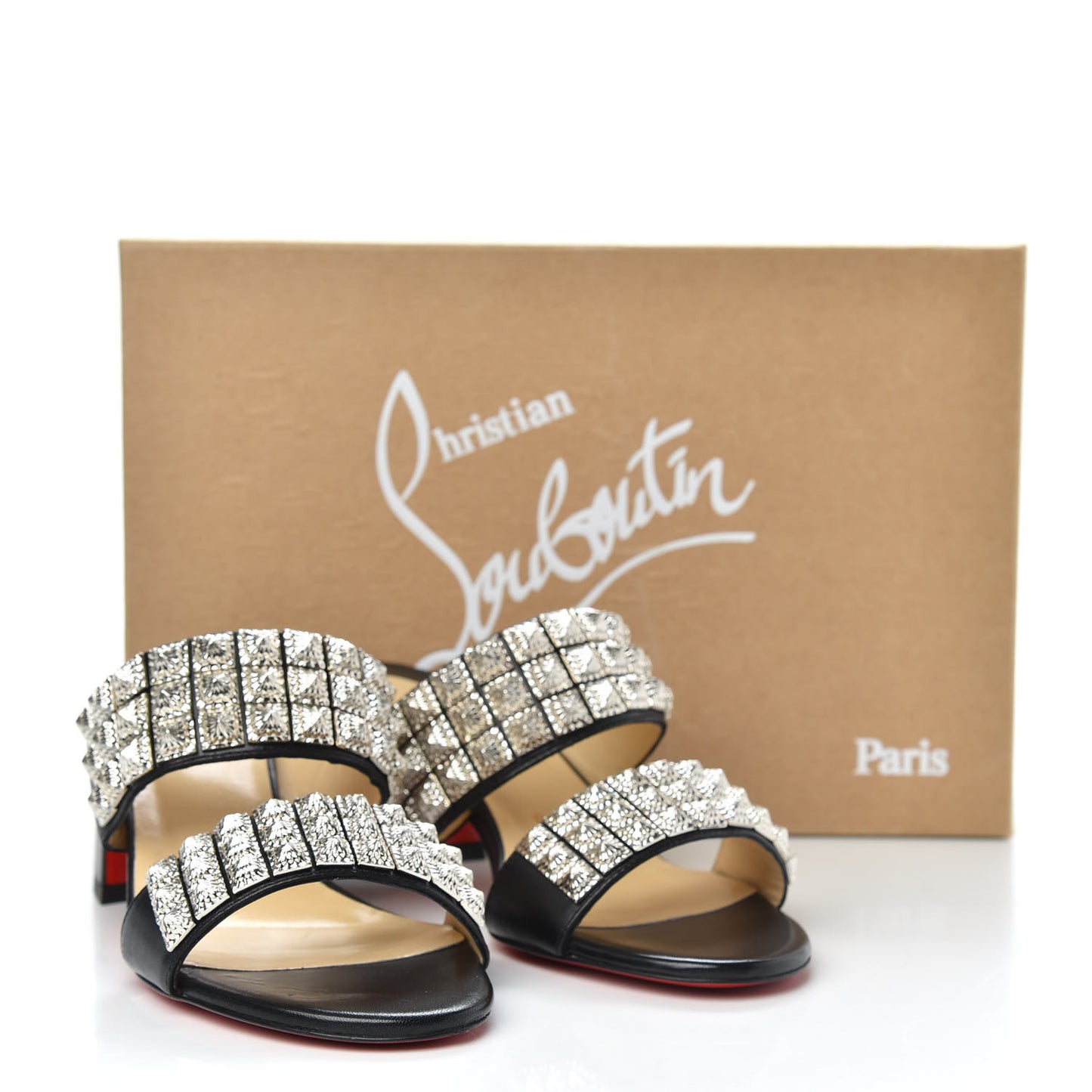 Nappa Myriadiam 55 Slide Sandals 36.5 Black
