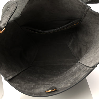 Celine Soft Grained Calfskin Sangle Bucket Bag Grey 4 of 4